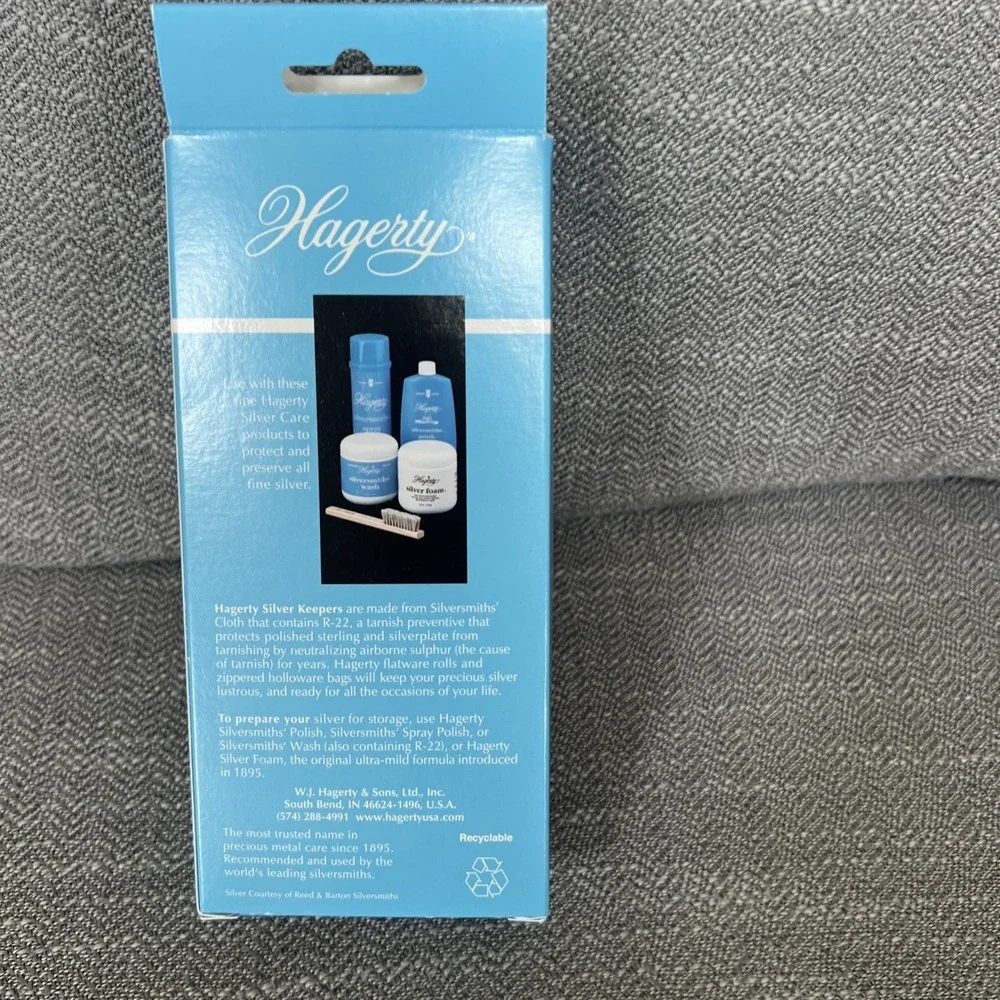 Hagerty Silver Keeper Holloware Zip Bag Silver Storage Anti Tarnish 18